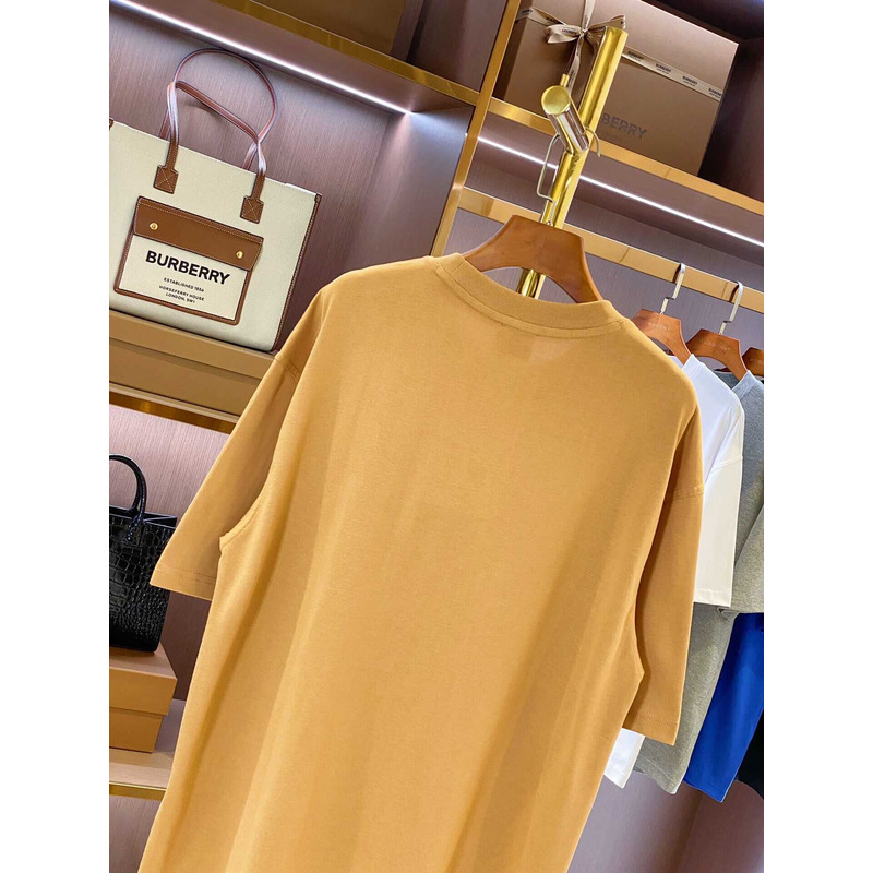 B**rry micro-label printed cotton t-shirt camei