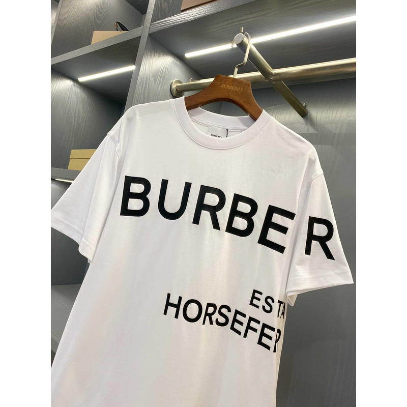 B**rry logo printed cotton t-shirt white