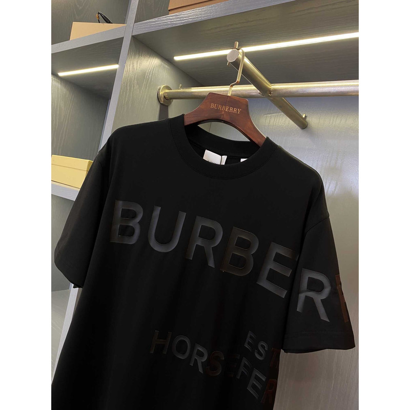 B**rry logo print t-shirt black