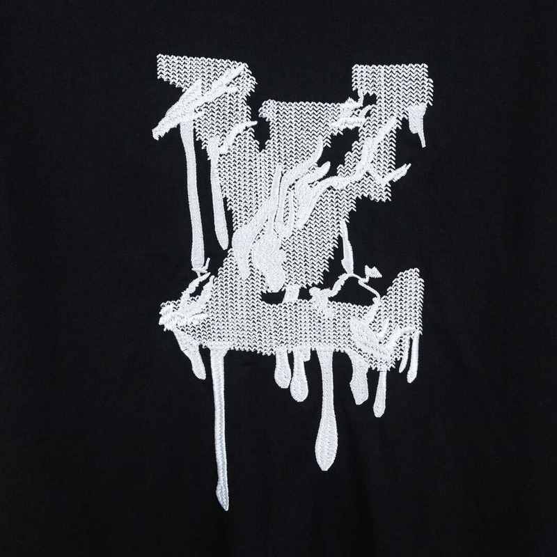 l**is V*t*n lv drip t-shirt cotton black
