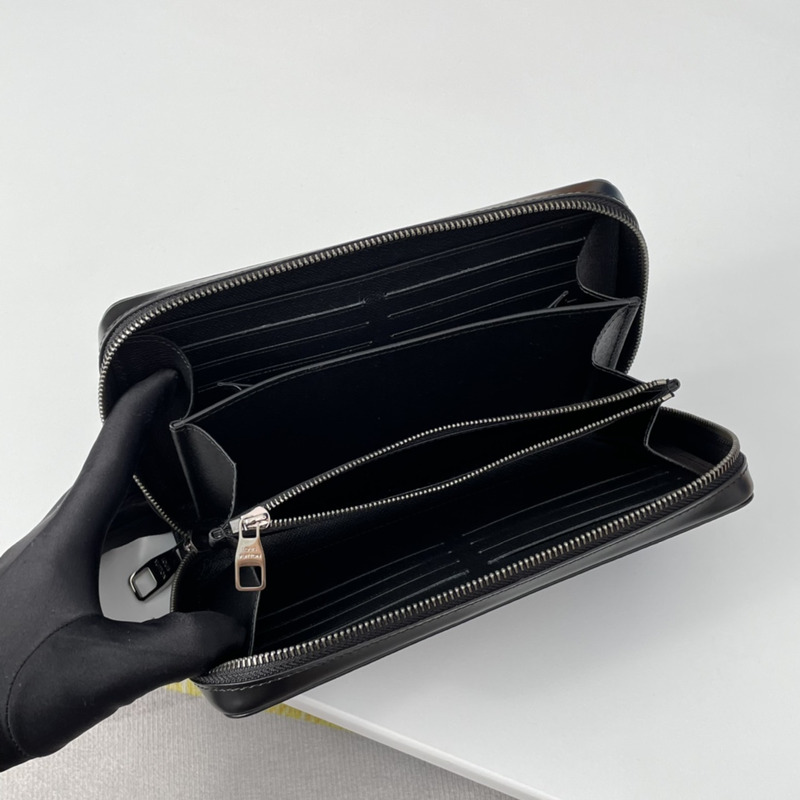l**is V*t*n zippy xl wallet monogram eclipse black/gray