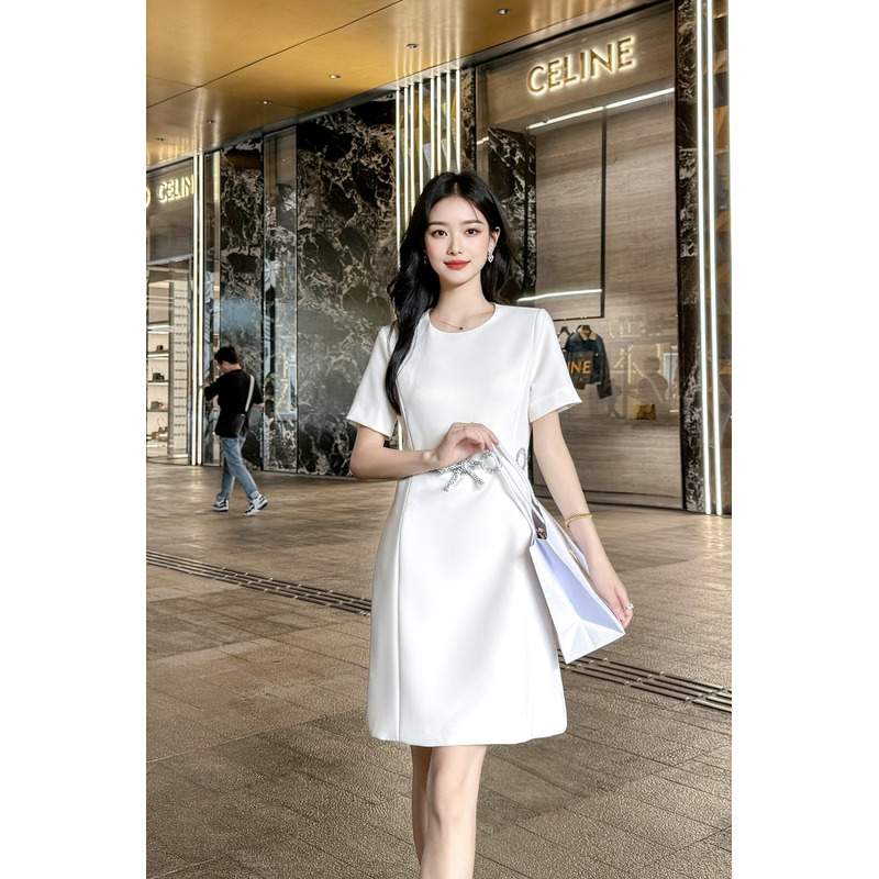Valentino Elegant Summer Dress White