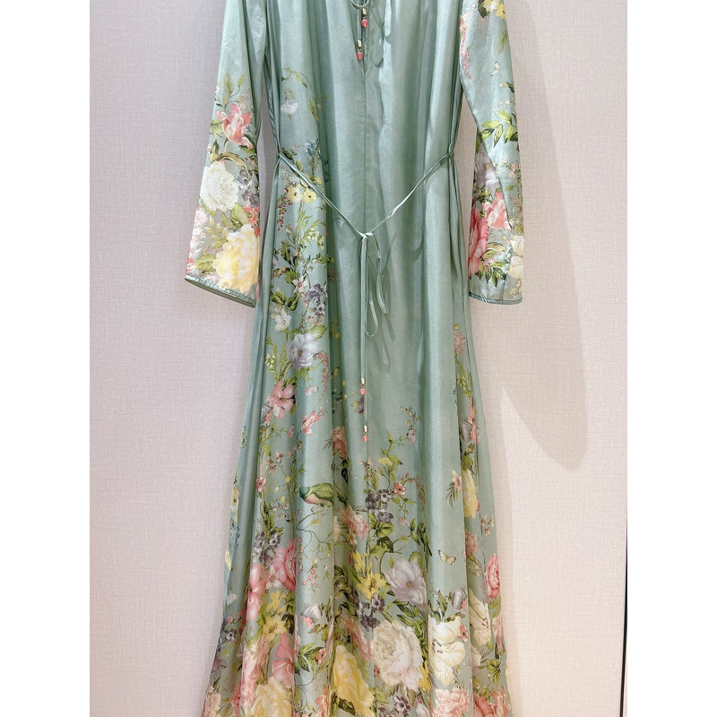Zimmermann Dresses In Sage Floral