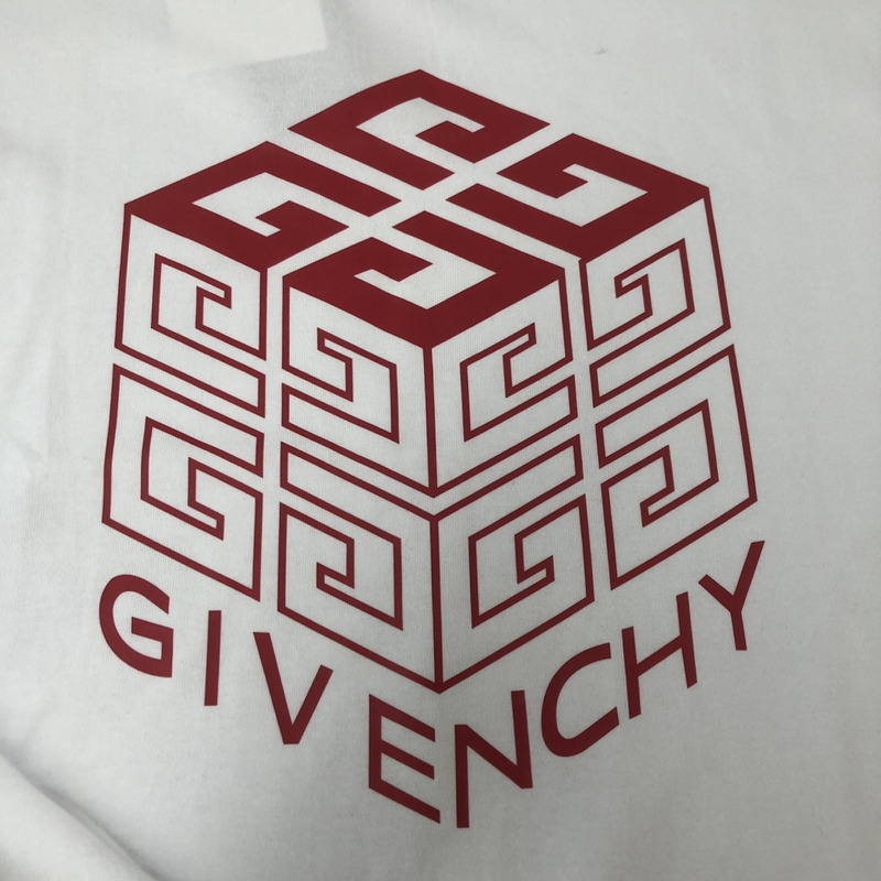 Givenchy Printed Logo T-Shirt Cotton White