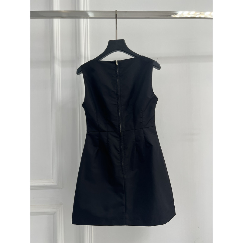Pra*a re-nylon mini dress black