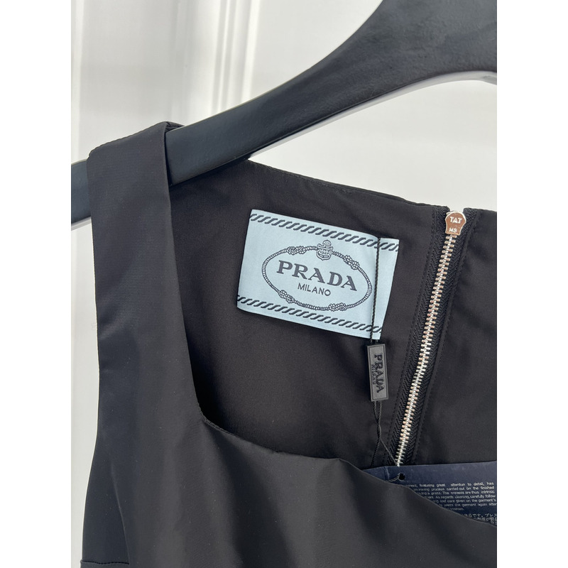 Pra*a re-nylon mini dress black