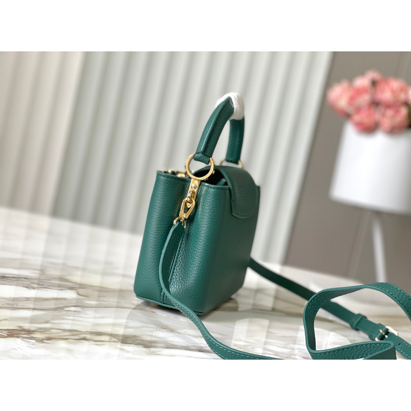 l**is V*t*n capucines mini green bag