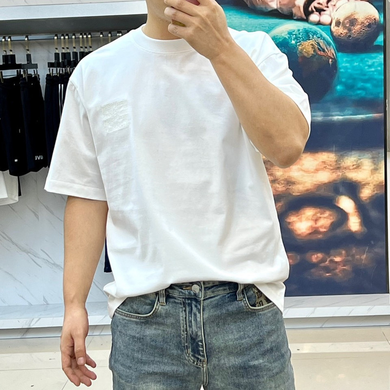 Givenchy Logo Embroidered Cutton T-Shirt White