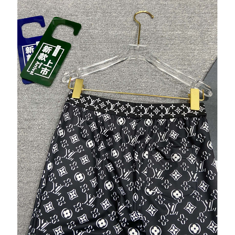 l**is V*t*n monogram jogging trousers black