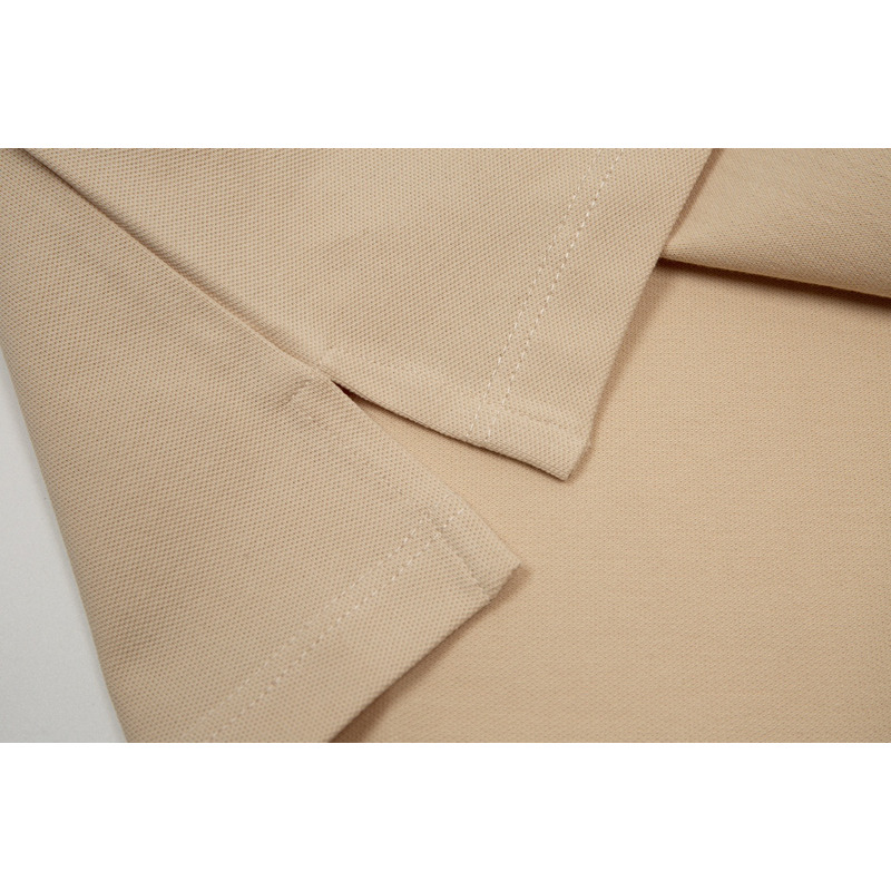 G*u*i cotton piquet polo with web collar t shirt