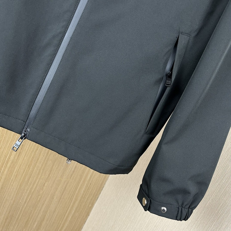 Pra*a hoodie jacket black