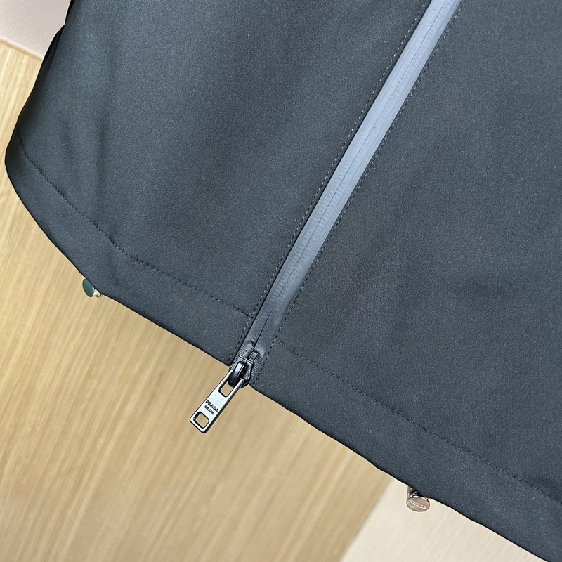 Pra*a hoodie jacket black