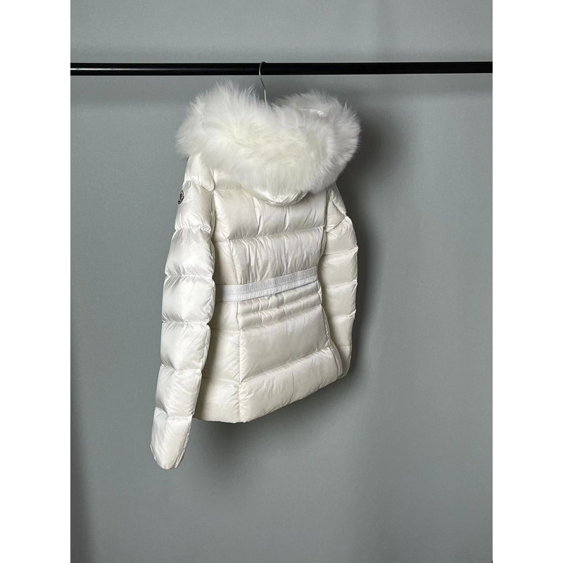 Moncler Boed Short Down Jacket White