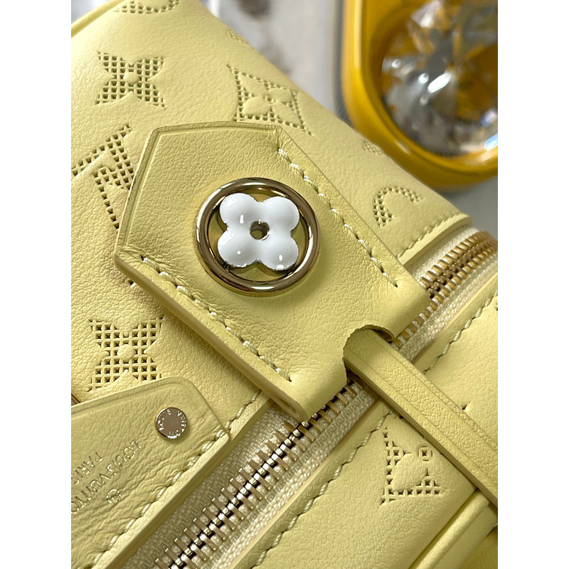 l**is V*t*n vanity chain pouch in yellow