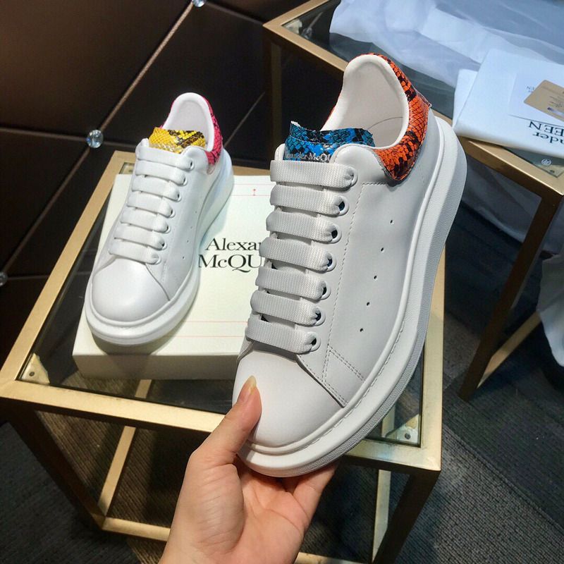 Alexander McQueen Air Platform Leather Sneakers