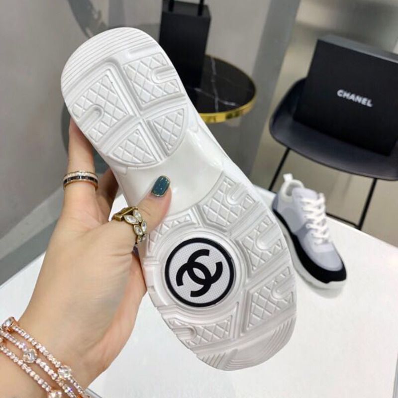 Ch*el low top trainer sneaker