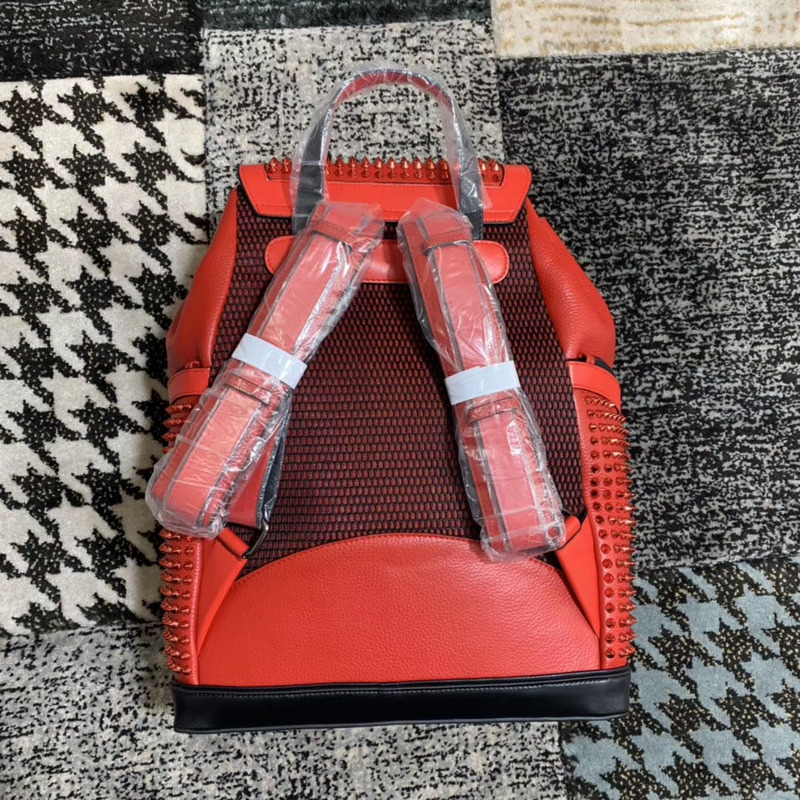 Ch**an louboutin red backpack