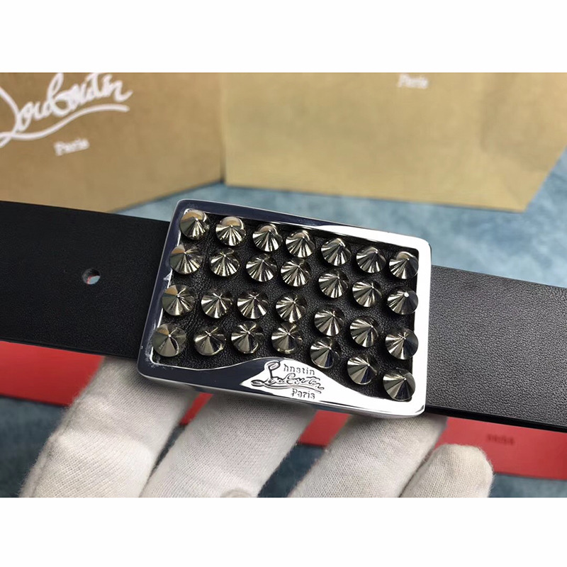 Ch**an louboutin classic men leather 35mm belts