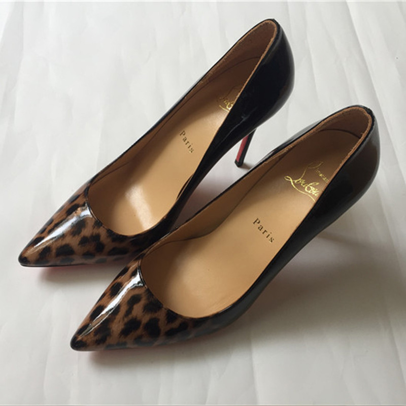 made to order!!! ch**an louboutin S*per perfect leopard print leather heel made to order