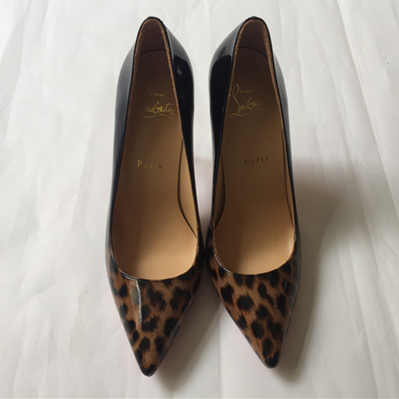 made to order!!! ch**an louboutin S*per perfect leopard print leather heel made to order