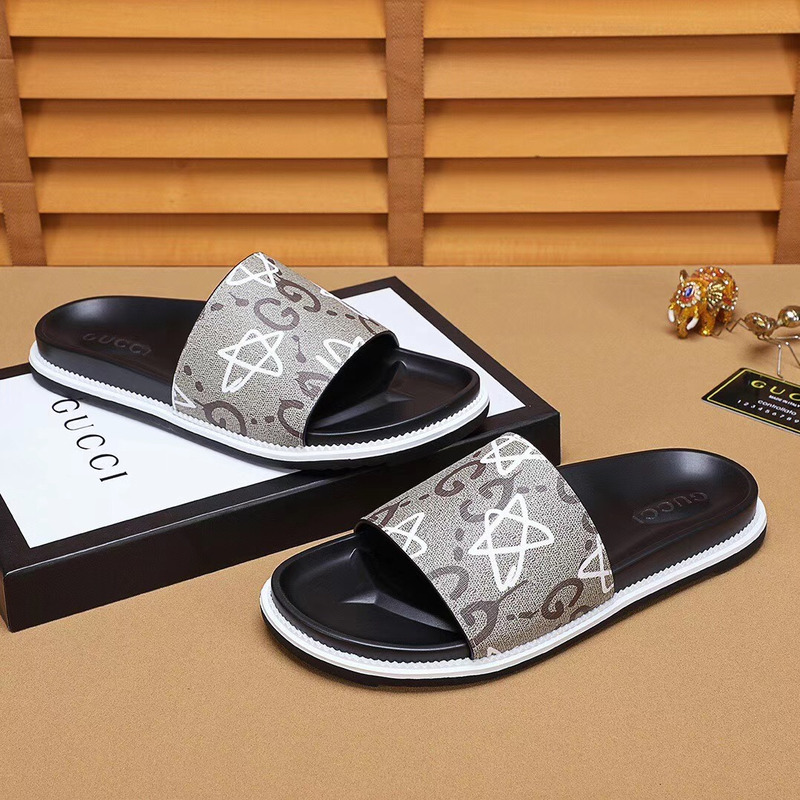G*u*i stars printed slide sandal