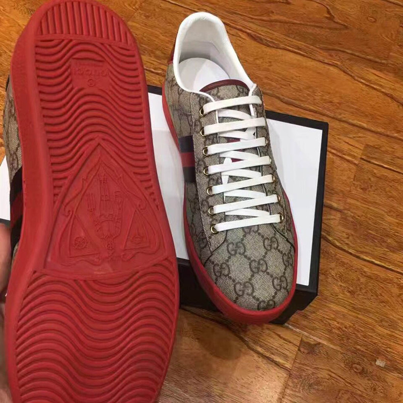 G*u*i red sneaker