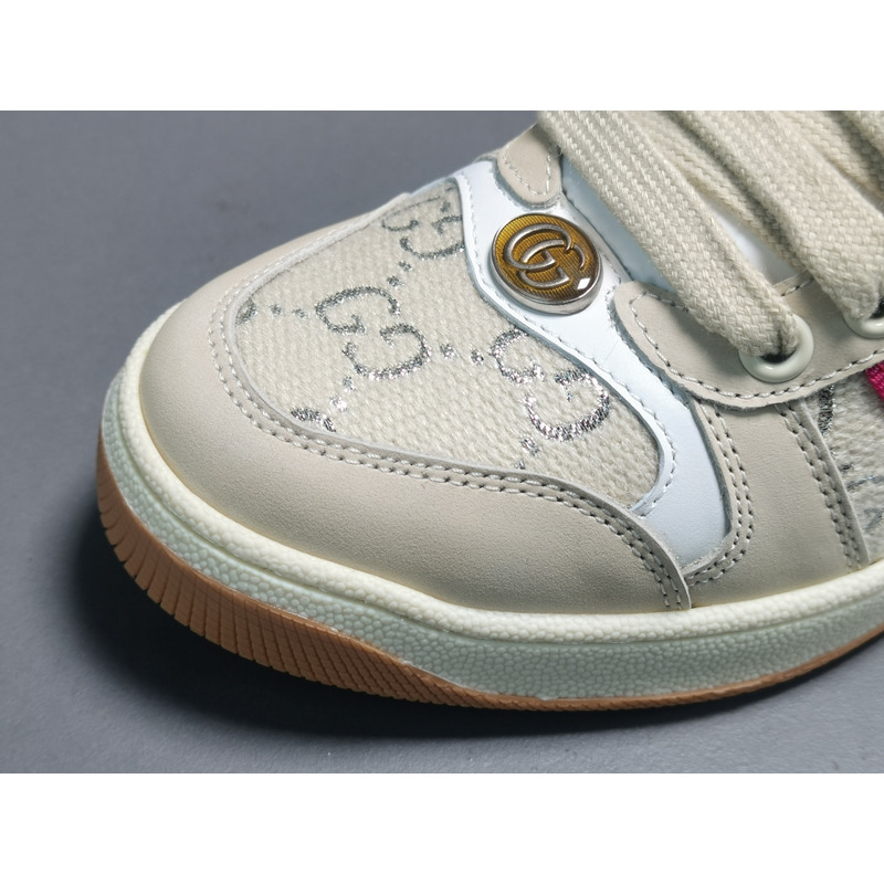 G*u*i low pink green old casual shoes woman