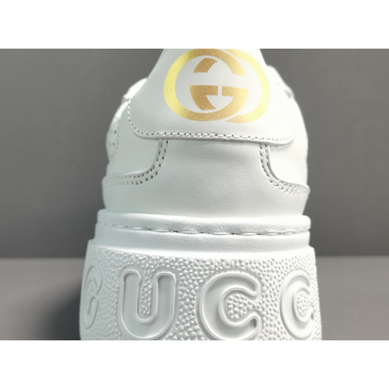 G*u*i chunky b pure white 670415 upg10 9060 sneakers men women