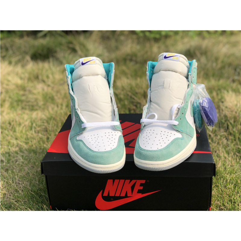 Air Jordan 1"Turbo Green"555088 311 Sneakers Men Women