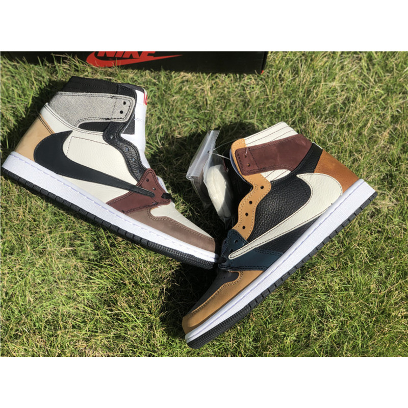Air Jordan 1 HIGH OG TS SP SMPLE Sneakers Men Women
