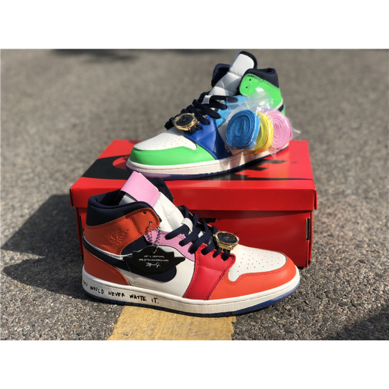 Melody Ehsani x Air Jordan 1 Mid WMNS"Fearless"CQ7629 100 Sneakers Men Women