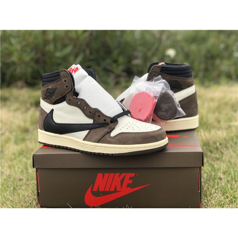 TS x Air Jordan 1 CD4487 100 Sneakers Men Women