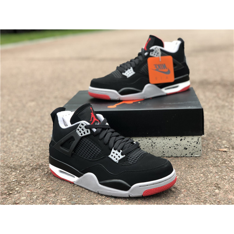 Air Jordan 4 RETRO Bred 2019 308497 060 Sneakers Men