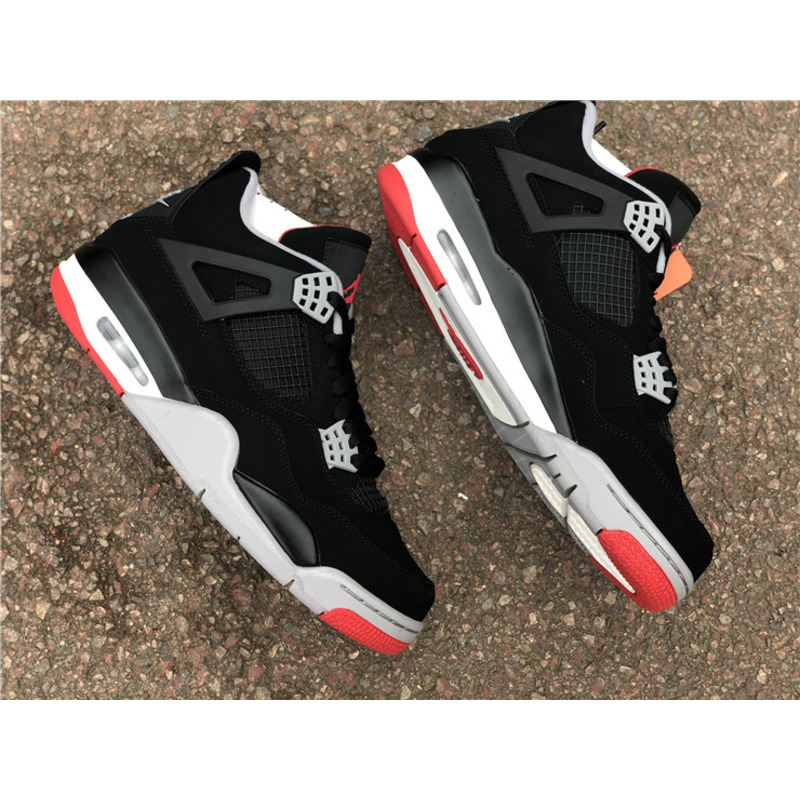 Air Jordan 4 RETRO Bred 2019 308497 060 Sneakers Men