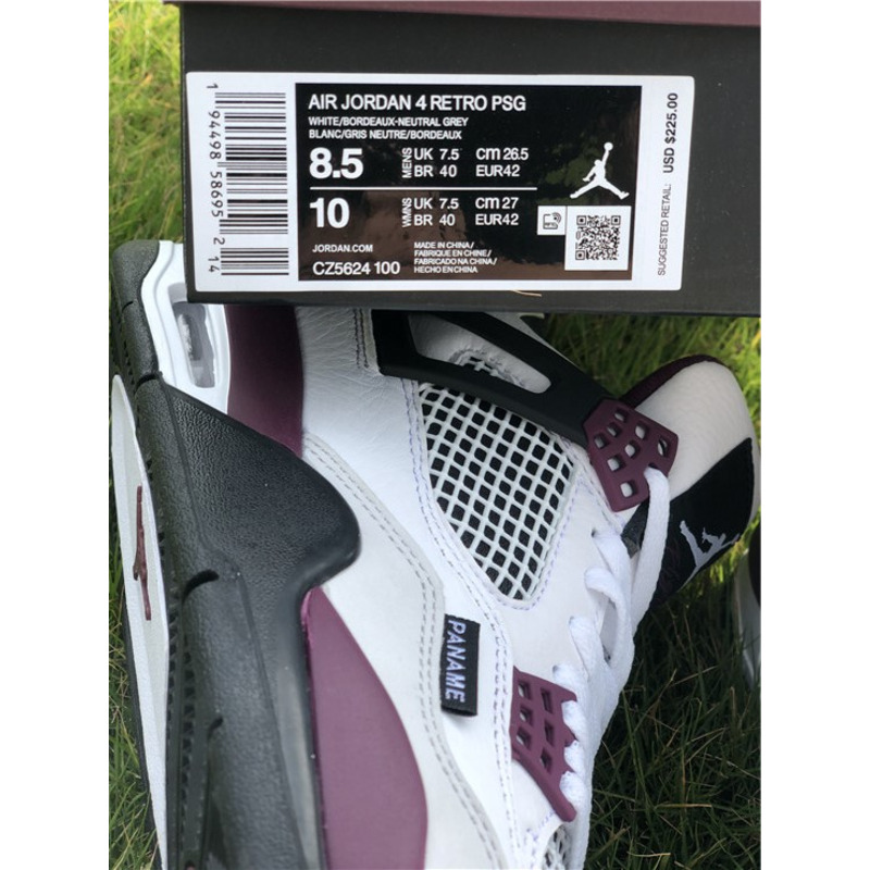 PSG x Air Jordan 4 CZ5624 100 Sneakers Men