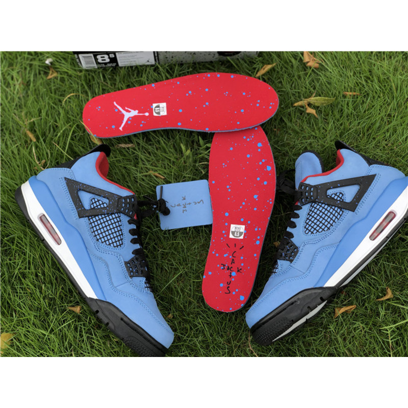 T S x Air Jordan 4 RETRO"Houston Oilers 308497 406 Sneakers Men