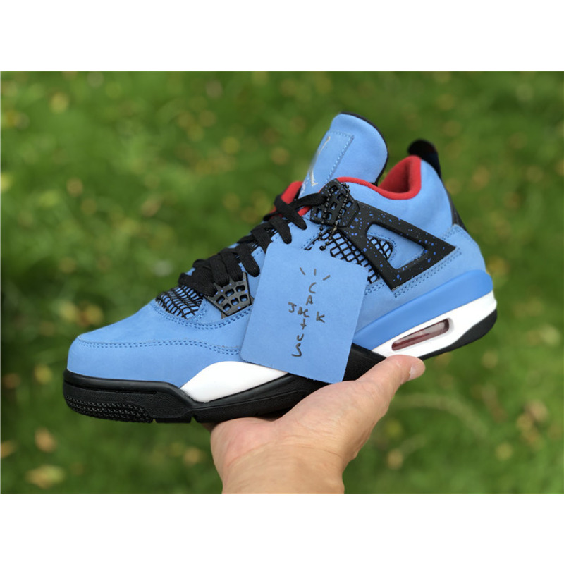 T S x Air Jordan 4 RETRO"Houston Oilers 308497 406 Sneakers Men
