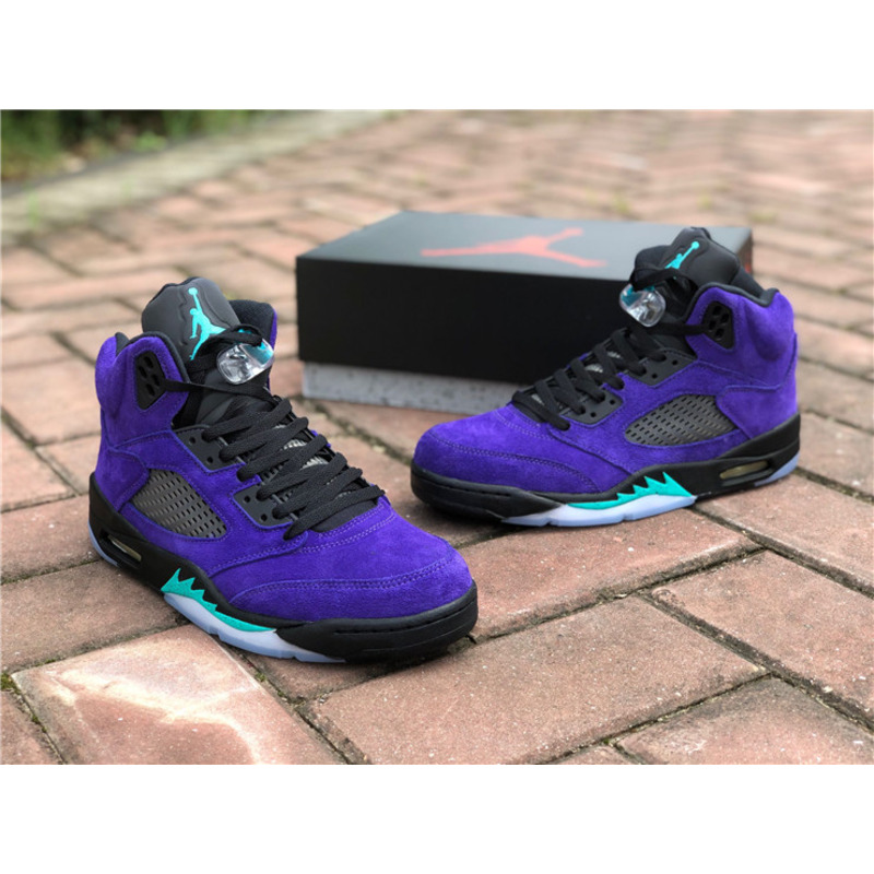 Air Jordan 5"Alternate Grape" 136027 500 Sneakers Men