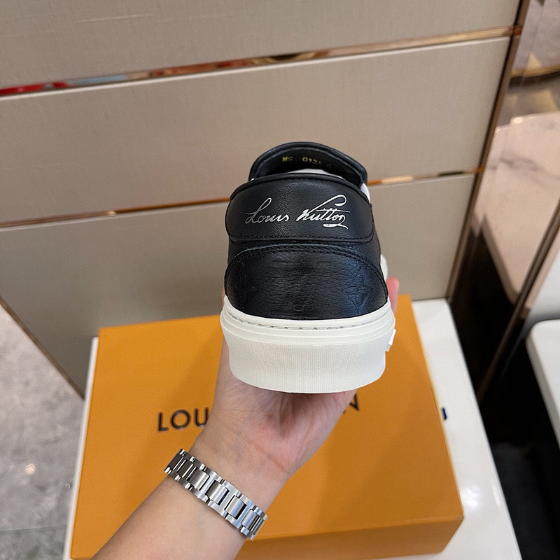 l**is V*t*n monogram leather loafers