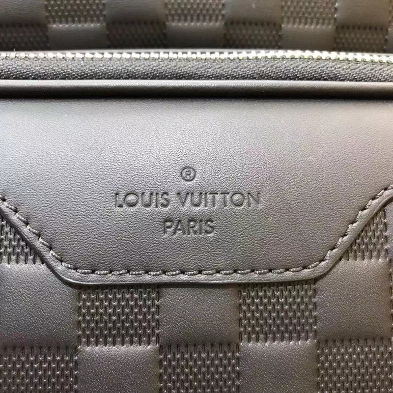 l**is V*t*n campus backpack with damier checkerboard pattern