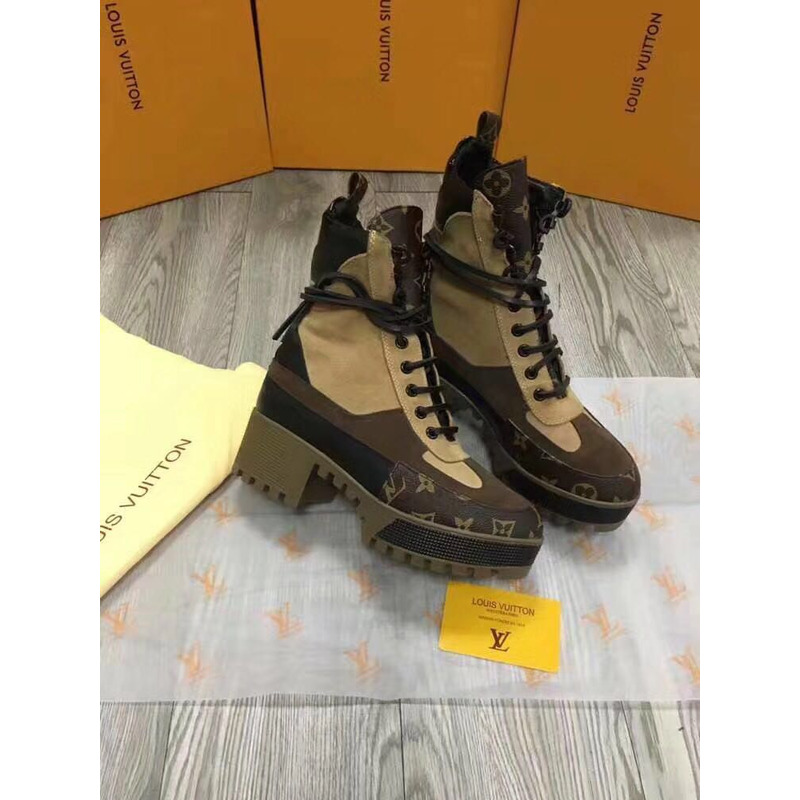 l**is V*t*n platform boot shoes