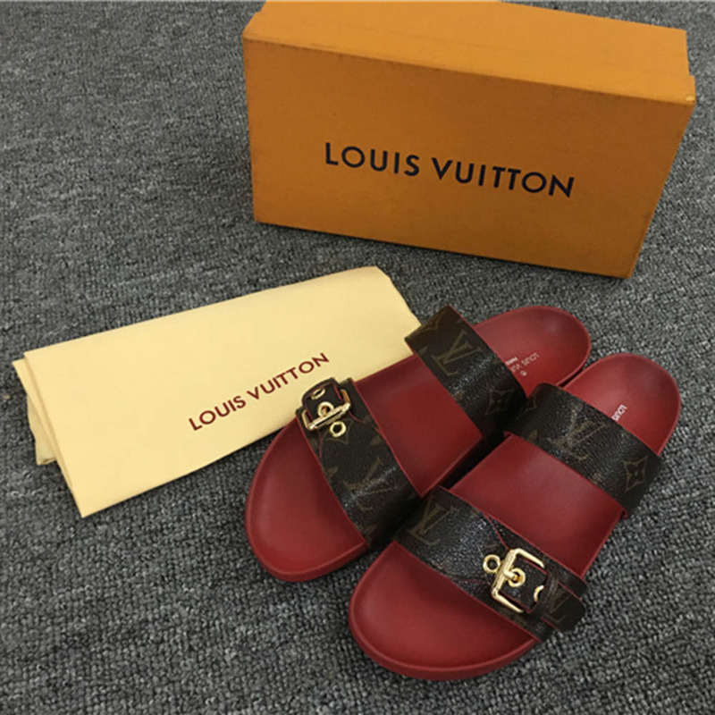 l**is V*t*n sandals red sole