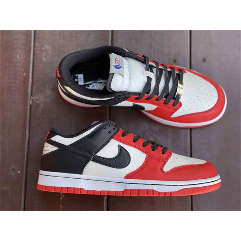NBA x Nike Dunk Low EMB "75th Anniversary"DD3363 100 Sneakers Men Women