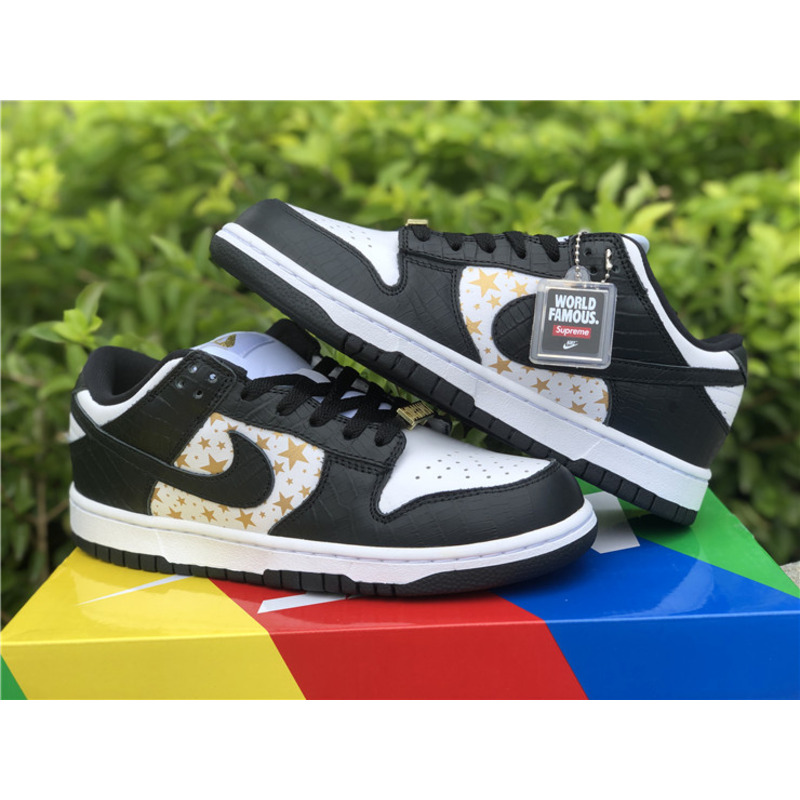 S*p*e x nike sb dunk low "black stars" dh3228 102 sneakers men women