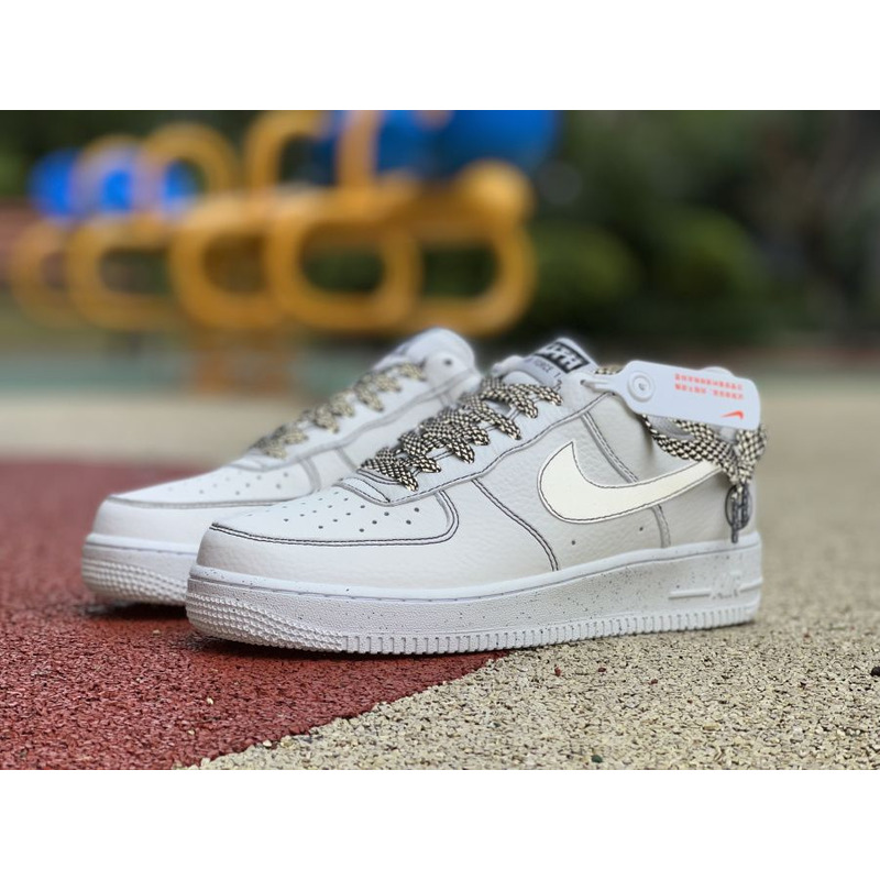 Kith x Nike Air Force 1 Low NYC Beige White Stars CH1808 010 Sneakers Men Women