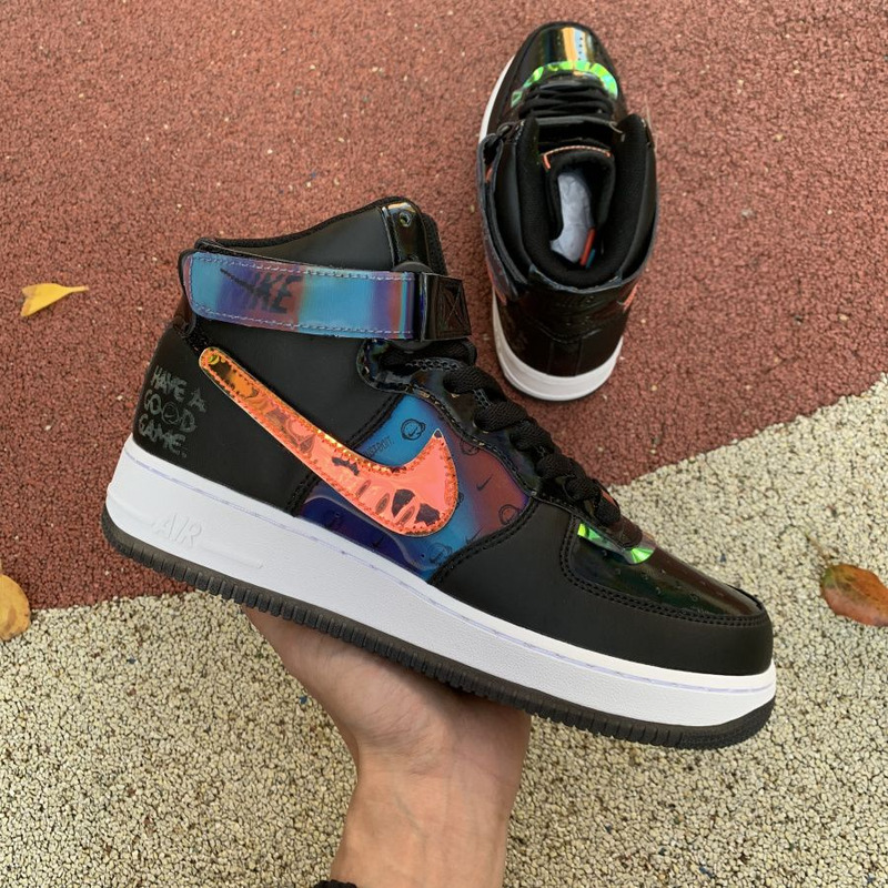 Nike Air Force 1 high black colorful DC0831 101 Sneakers men women