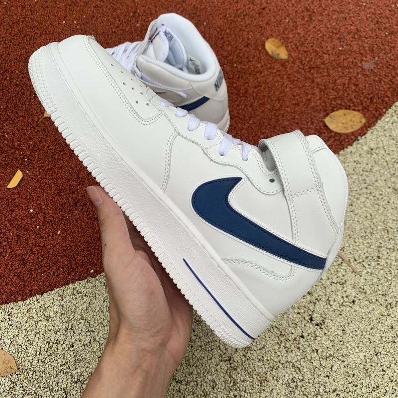 Nike Air Force 1 High White Blue AT4141 106 Sneakers men women