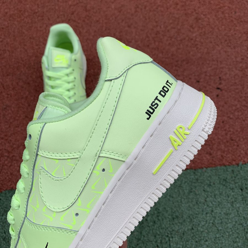 Nike Air Force 1 low Just Do It fluorescent green CT2541 700 Sneakers Men Women
