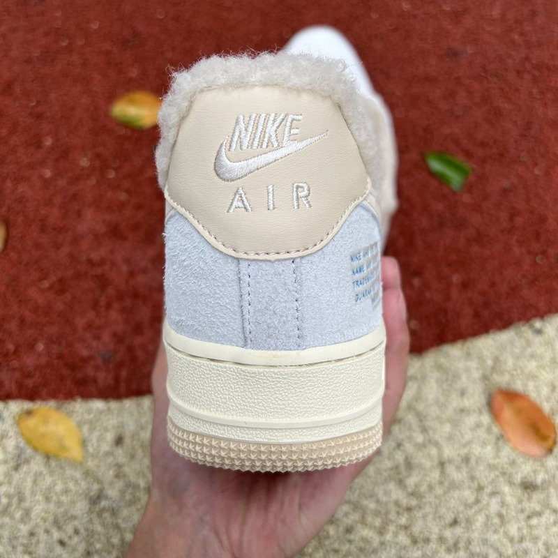 Nike Air Force 1 low light khaki plush 07 LV8 DO7195 025 Sneakers Men Women