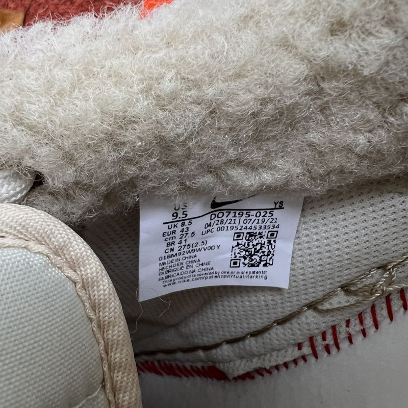 Nike Air Force 1 low light khaki plush 07 LV8 DO7195 025 Sneakers Men Women